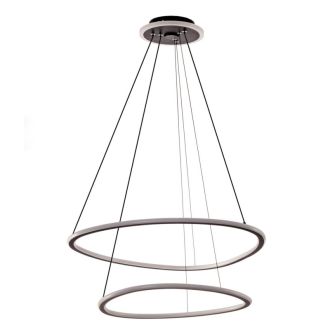 Каскадная люстра Citilux Тrio CL215B061E, LED 135 Вт, черный/белый