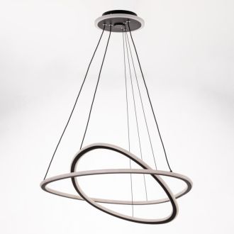 Каскадная люстра Citilux Тrio CL215B061E, LED 135 Вт, черный/белый