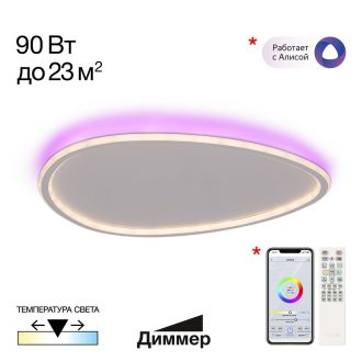 Накладной светильник Citilux Тrio CL215B260E, LED 90 Вт, белый