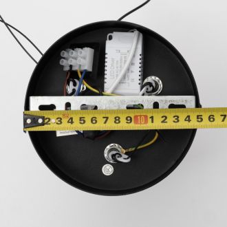 Подвесной светильник Citilux Lucia CL217181, LED 40 Вт, черный/белый
