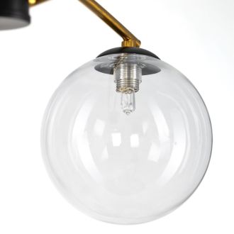 Люстра на штанге Citilux Fisher CL218193, 9×G9 по 15 Вт, бронзовый/прозрачный