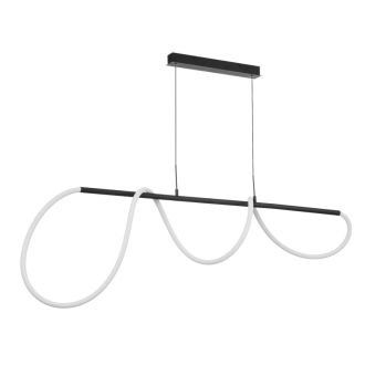 Подвесной светильник Citilux Python CL220121, LED 36 Вт, черный/белый