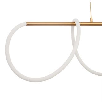 Подвесной светильник Citilux Python CL220123, LED 36 Вт, бронзовый/белый