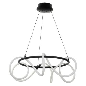 Подвесной светильник Citilux Python CL220261, LED 52 Вт, черный/белый