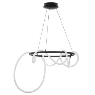 Подвесной светильник Citilux Python CL220261, LED 52 Вт, черный/белый