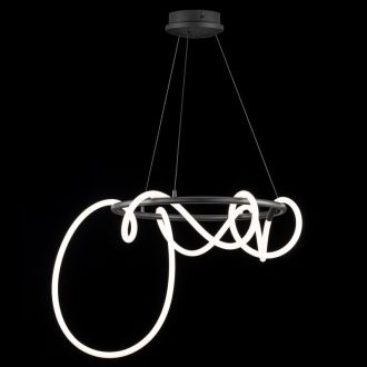 Подвесной светильник Citilux Python CL220261, LED 52 Вт, черный/белый