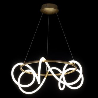 Подвесной светильник Citilux Python CL220263, LED 52 Вт, бронзовый/белый