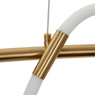 Подвесной светильник Citilux Python CL220283, LED 68 Вт, бронзовый/белый