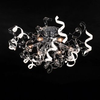 Накладная люстра Citilux Рандом CL222161, 6×E14 по 60 Вт, хром
