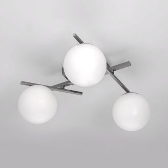 Накладная люстра Citilux Dorsy CL223131, LED 36 Вт, хром матовый/белый