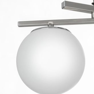 Накладная люстра Citilux Dorsy CL223131, LED 36 Вт, хром матовый/белый