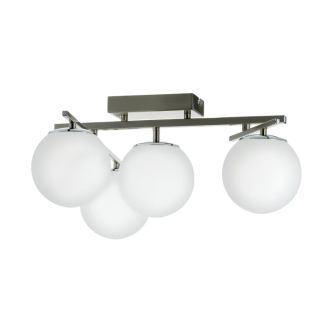 Накладная люстра Citilux Dorsy CL223141, LED 48 Вт, хром матовый/белый