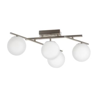 Накладная люстра Citilux Dorsy CL223141, LED 48 Вт, хром матовый/белый