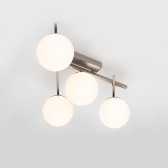 Накладная люстра Citilux Dorsy CL223141, LED 48 Вт, хром матовый/белый