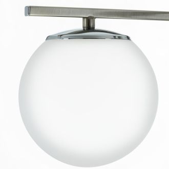 Накладная люстра Citilux Dorsy CL223141, LED 48 Вт, хром матовый/белый