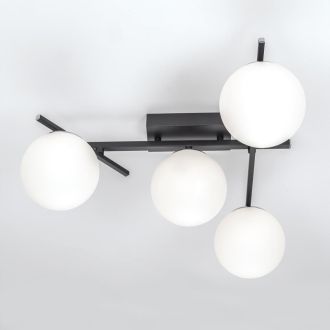 Накладная люстра Citilux Dorsy CL223142, LED 48 Вт, черный/белый