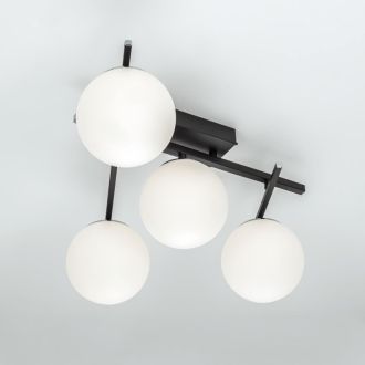 Накладная люстра Citilux Dorsy CL223142, LED 48 Вт, черный/белый