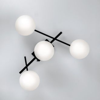 Накладная люстра Citilux Dorsy CL223142, LED 48 Вт, черный/белый