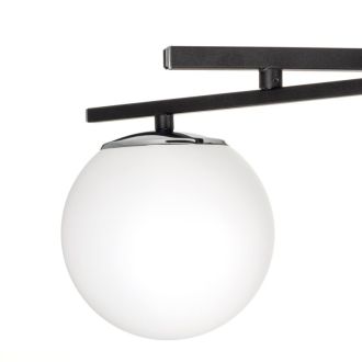 Накладная люстра Citilux Dorsy CL223142, LED 48 Вт, черный/белый