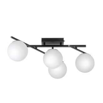 Накладная люстра Citilux Dorsy CL223142, LED 48 Вт, черный/белый