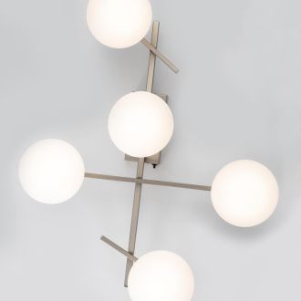 Накладная люстра Citilux Dorsy CL223151, LED 60 Вт, хром матовый/белый