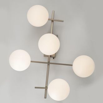 Накладная люстра Citilux Dorsy CL223151, LED 60 Вт, хром матовый/белый