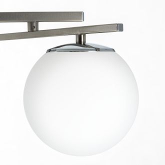 Накладная люстра Citilux Dorsy CL223151, LED 60 Вт, хром матовый/белый
