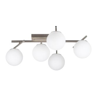 Накладная люстра Citilux Dorsy CL223151, LED 60 Вт, хром матовый/белый