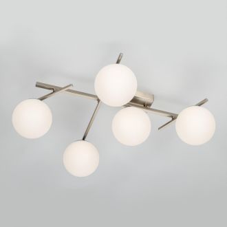 Накладная люстра Citilux Dorsy CL223151, LED 60 Вт, хром матовый/белый