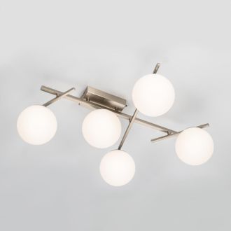 Накладная люстра Citilux Dorsy CL223151, LED 60 Вт, хром матовый/белый