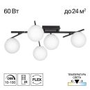 Накладная люстра Citilux Dorsy CL223152, LED 60 Вт, черный/белый Накладная люстра Citilux Dorsy CL223152, LED 60 Вт, черный/белый