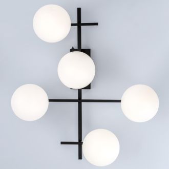 Накладная люстра Citilux Dorsy CL223152, LED 60 Вт, черный/белый