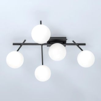 Накладная люстра Citilux Dorsy CL223152, LED 60 Вт, черный/белый
