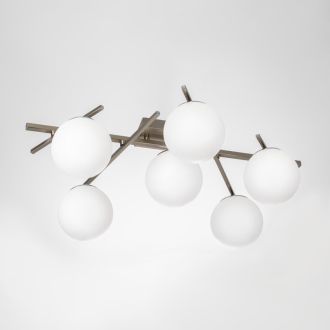 Накладная люстра Citilux Dorsy CL223161, LED 72 Вт, хром матовый/белый