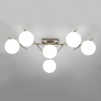 Накладная люстра Citilux Dorsy CL223161, LED 72 Вт, хром матовый/белый