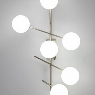 Накладная люстра Citilux Dorsy CL223161, LED 72 Вт, хром матовый/белый