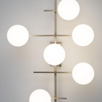 Накладная люстра Citilux Dorsy CL223161, LED 72 Вт, хром матовый/белый