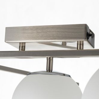 Накладная люстра Citilux Dorsy CL223161, LED 72 Вт, хром матовый/белый