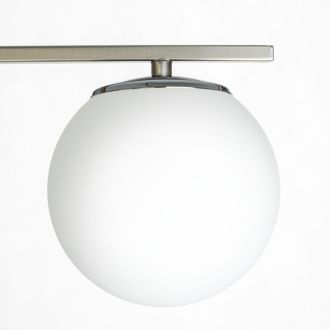 Накладная люстра Citilux Dorsy CL223161, LED 72 Вт, хром матовый/белый