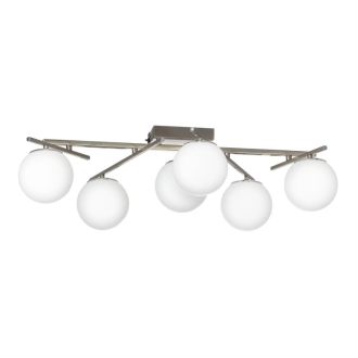 Накладная люстра Citilux Dorsy CL223161, LED 72 Вт, хром матовый/белый