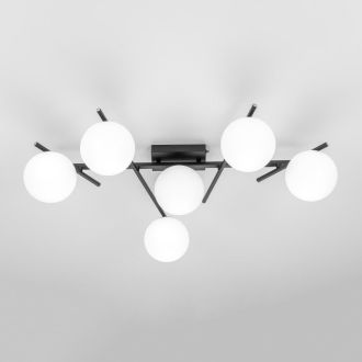 Накладная люстра Citilux Dorsy CL223162, LED 72 Вт, черный/белый