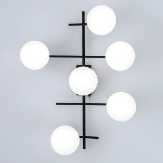 Накладная люстра Citilux Dorsy CL223162, LED 72 Вт, черный/белый