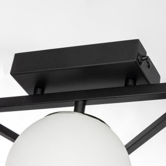 Накладная люстра Citilux Dorsy CL223162, LED 72 Вт, черный/белый