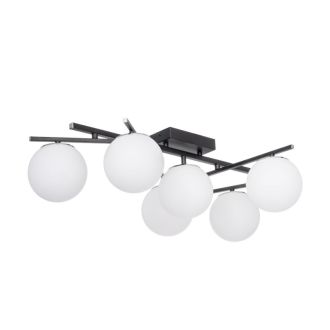 Накладная люстра Citilux Dorsy CL223162, LED 72 Вт, черный/белый