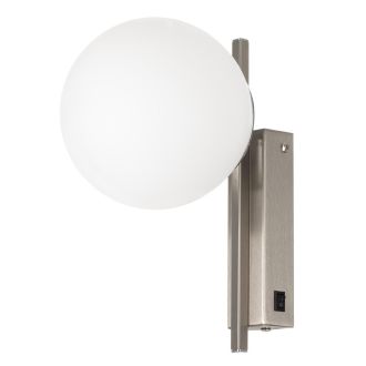 Бра Citilux Dorsy CL223311, LED 12 Вт, хром матовый/белый, модерн стиль