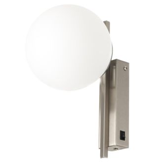 Бра Citilux Dorsy CL223311, LED 12 Вт, хром матовый/белый, модерн стиль