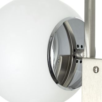 Бра Citilux Dorsy CL223311, LED 12 Вт, хром матовый/белый, модерн стиль