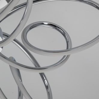 Люстра на штанге Citilux Salma smart CL224A161, LED 100 Вт, хром матовый/хром