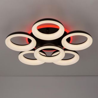 Накладной светильник Citilux Паркер Смарт CL225A165E, LED 76 Вт, коричневый/белый