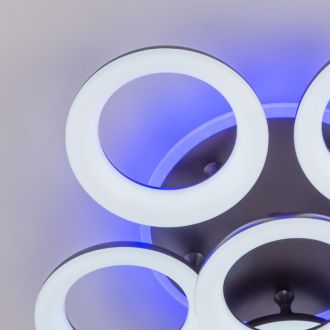 Накладной светильник Citilux Паркер Смарт CL225A165E, LED 76 Вт, коричневый/белый